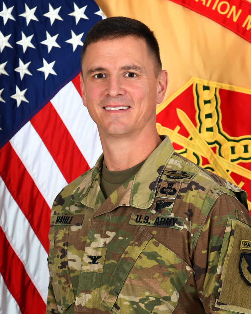 Colonel Mahle Fort Benning Garrison Commander